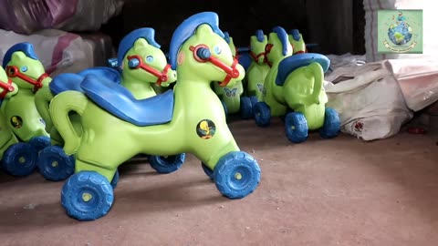 Amazing Idea to Convert Your Waste Plastic Into Kids Toy -- PVC Horse Manufacturing process