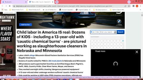 Chaos News Special Child Labor Being Used At US Slaughterhouses Edition