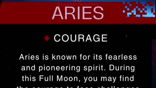 The Aries FULL MOON / Your Celestial Power UP