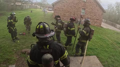 HEROES ON DUTY: Firefighters' Body-Cam Footage Shows Daily Dangers As They Battle House Fire