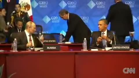 A lighter moment in US- Russia relations ten years ago, at the G20 meeting