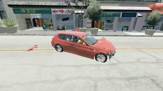 Cars vs Spikes #5 - BeamNG Drive | World BeamNG Drive