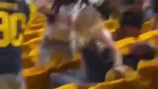 Woman Gets Her Man KO'd