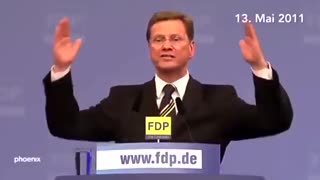 Guido Westerwelle mit seiner Freiheitsrede 13.o5.2011