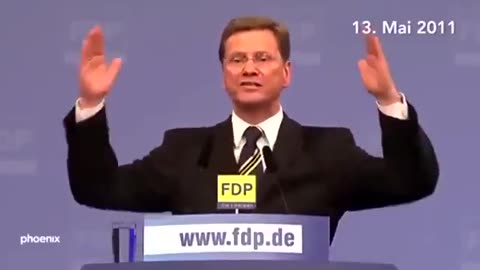 Guido Westerwelle mit seiner Freiheitsrede 13.o5.2011