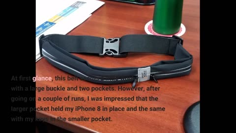 Customer Reviews: WATER-RESISTANT Running belt FOR MEN, Running fanny pack WOMEN, Running phone...