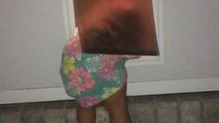 Kiddo Makes Escape Through Doggy Door