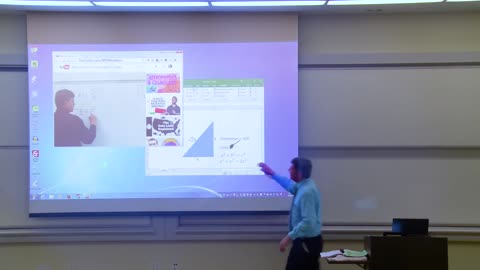 Math Professor's Hilarious Projector Screen Mishap (Epic April Fools Prank)