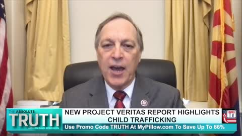 Rep. Andy Biggs Reacts To Project Veritas' Breaking Child Trafficking Investigation
