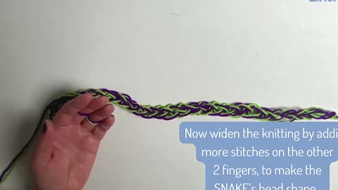 How To Finger Knit Snakes