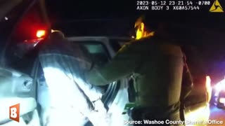 Patrol Deputy DODGES Truck Driving on Wrong Side of the Road