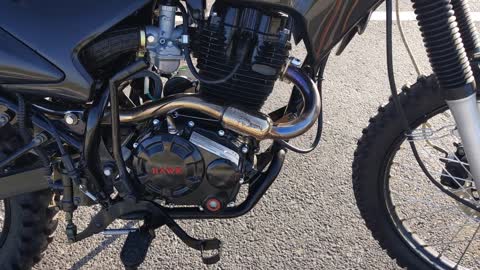 Hawk 250 carb pipe