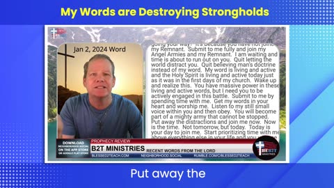 My Words are Destroying Strongholds