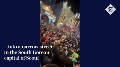 At least 153 dead after South Korea Halloween crowd crush