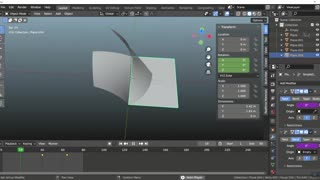 BLENDER 3D | Turn Pages with Simple Deform Modifier