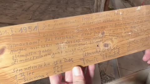 Handwerker finden kuriose Uralt-Botschaft in Anwesen in der Bernburger Talstadt