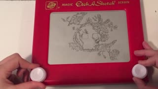 Time lapse captures incredible Etch-A-Sketch artwork process