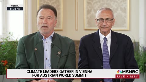 Arnold Schwarzenegger Joins Forces with Biden Climate Czar John Podesta to Fight Climate Change