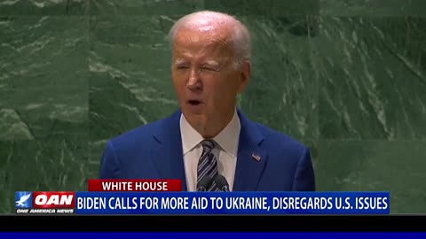 Biden Calls For More Aid To Ukraine, Disregards U.S. Issues