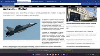 RUSSIA MASS PRODUCING HYPERSONIC MISSILES