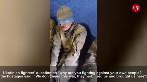 We don't need this war" - Five captured Russian soldiers