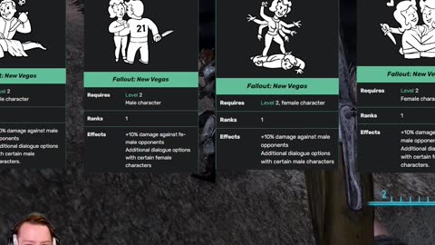 Gender Perks Damage and Dialogue