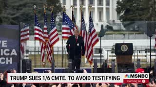 Trump Sues Jan. 6 Committee To Avoid Testifying