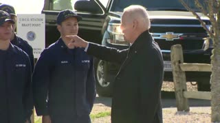 Biden 'thankful' for troops on Thanksgiving