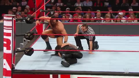 wrestling mania very intense match of roman Reigns