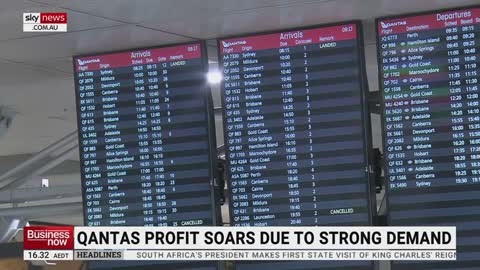 Qantas profit soars due to strong demand