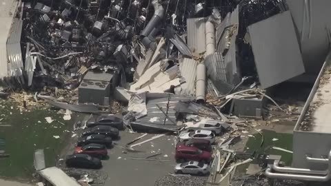 Pfizer fabriek verwoest door tornado 20/7/2023