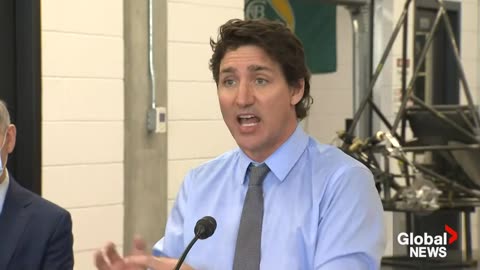 "It's about building a strong economy": Trudeau touts green investments in Budget 2023 | FULL