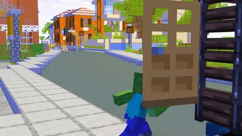 Monster School Baby Zombie and Funny Farm - Sad Story - Minecraft Animation