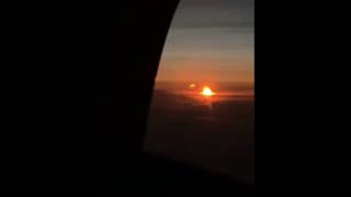 The sun is small while the flat earth is huge