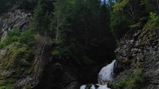 Bride's Veil Waterfall, Romania.