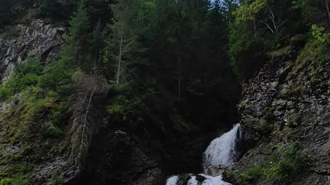 Bride's Veil Waterfall, Romania.