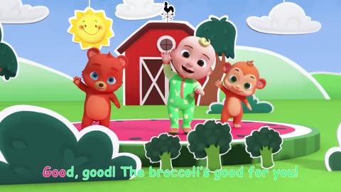 Yes Yes Vegetables (with Baby Animals) - CoComelon Nursery Rhymes & Kids Songs
