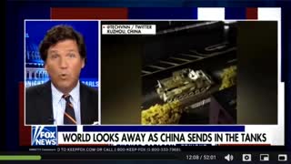 China Rolls Tanks & the World is QUIET!