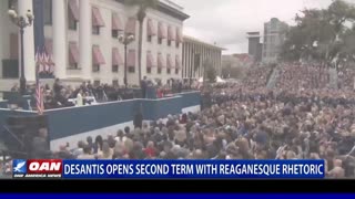 Desantis opens second term with reaganesque rhetoric