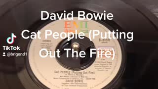 David Bowie old 45s vinyl records collections