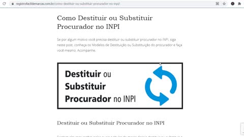 Descubra Como Destituir ou Trocar o Procurador da Marca no INPI.