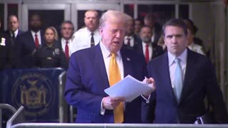 PRESIDENT TRUMP BEFORE COURT TODAY 5-14-24