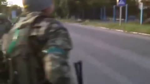 Back in 2014, Ukrainian soldiers (Azov) shooting into people's homes