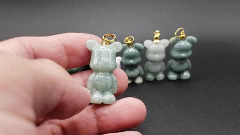 Baby Bear Pendant #jade #jewelry #pendant #necklace #jbd