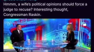 A Wife's Political Opinions Should Force A Judge To Recuse? 🤔