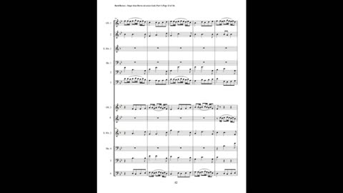 J.S. Bach – Motet: “Singet dem Herrn ein neues Lied”, Part 1 (Double Double-Reed Choir)