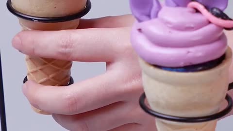 Lovely Ice Cream Tutorial You Can Try At Home #shorts#yumupcakes