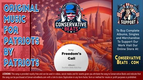 Conservative Beats - Album: Southern Belle Hick-Hop - Single: Freedom's Call