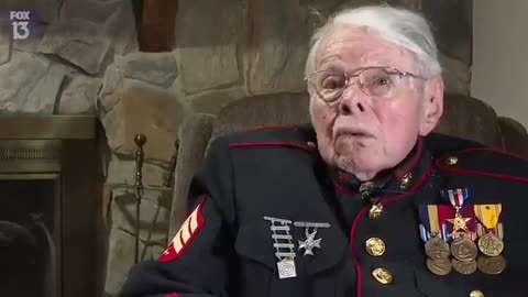Benny Johnson: 100 year old veteran breaks down in tears at what America has become👀