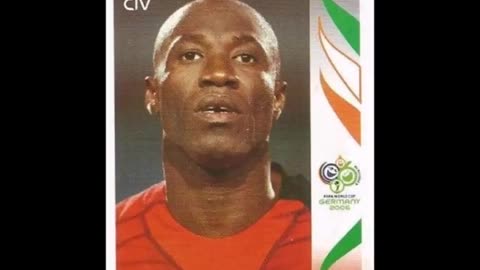 PANINI STICKERS IVORY COAST TEAM WORLD CUP 2006